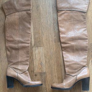 Via Spiga Over-The-Knee Leather Boots